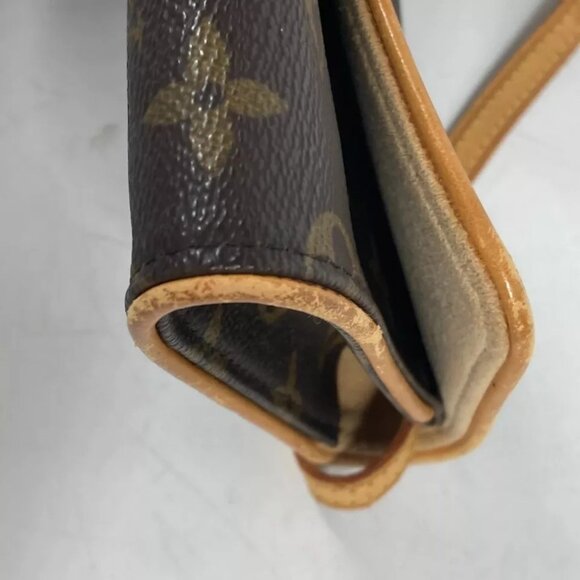 LOUIS VUITTON M51852 Monogram Pochette Twin GM 2WAY Bag Clutch Shoulder Bag - Picture 10 of 16